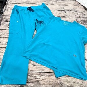 Figs Oasis Scrub Set: Casma Top and Kade Pants Size XXL